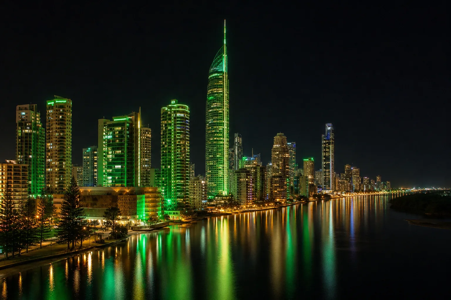 Editorial city guide graphic for Ozwin Casino readers in Gold Coast, QLD