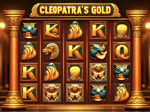 Cleopatra's Gold pokie artwork at Ozwin Casino